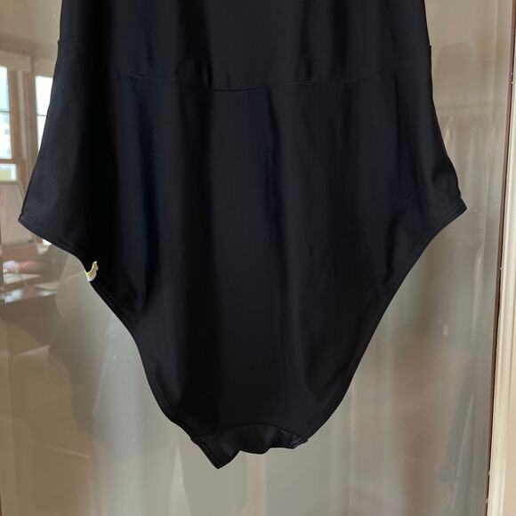 Summersalt The Contrast Strap Backflip One Piece Swimsuit Black White Size 12‎ - Picture 11 of 13